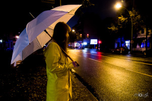 6 Fotoideen fürs Fotografieren im Regen - Regenschirm