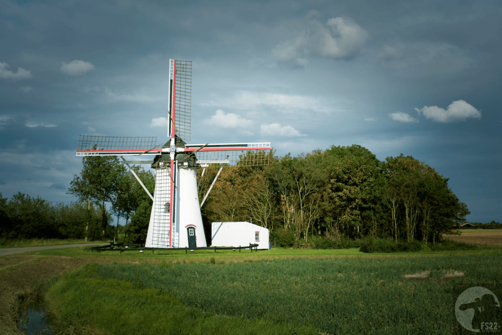 FW-01-Molen 'T Hert (Windmühle von 1748 bei Ellemeet)